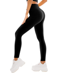 Curvyify High Waisted Butt Lifting Tummy Control Side Pocket Shaping Leggings (Buy 1 Get 1 Free)