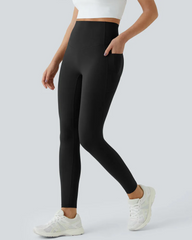 ⚡Flash Sale⚡High Waisted Tummy Control Side Pocket Shaping Training Leggings