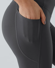 ⚡Flash Sale⚡High Waisted Tummy Control Side Pocket Shaping Training Leggings