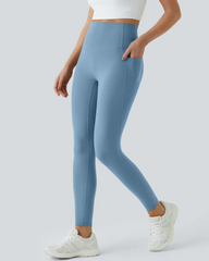 ⚡Flash Sale⚡High Waisted Tummy Control Side Pocket Shaping Training Leggings