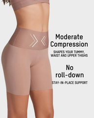 Lightweight Slimming High-Waist Yoga Shorts