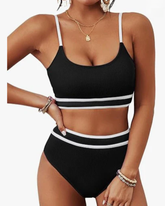 Spaghetti strap sexy split Bikini set