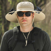 2025 Solar Fan Hat – Dual Power Outdoor Sun Protection Cap