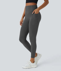 Curvyify High Waisted Butt Lifting Tummy Control Side Pocket Shaping Leggings (Buy 1 Get 1 Free)