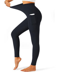 Curvyify High Waisted Butt Lifting Tummy Control Side Pocket Shaping Leggings (Buy 1 Get 1 Free)