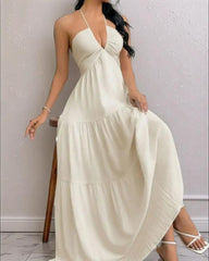 Women's Sleeveless A-Line Casual Dress