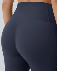 Butt Lifting Tummy Control Side Pocket High Waisted Shaping Training Leggings