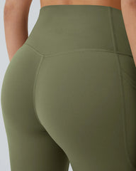 Butt Lifting Tummy Control Side Pocket High Waisted Shaping Training Leggings