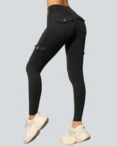 Butt Lifting High Waist Tummy Control Cargo Leggings