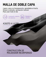 Faja Moldeadora 6 Zonas – Apertura Trasera para Baño y Moldea Cintura, Busto y Glúteos