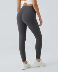 Curvyify High Waisted Butt Lifting Tummy Control Side Pocket Shaping Workout Training Leggings