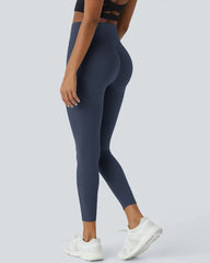 Curvyify High Waisted Butt Lifting Tummy Control Side Pocket Shaping Workout Training Leggings