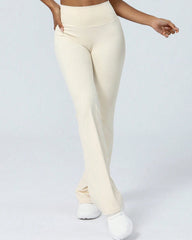 High Waist Butt-lifting Flare Leggings For Women