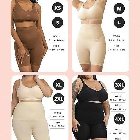 High-Waisted Seamless Compression Shapewear Panty