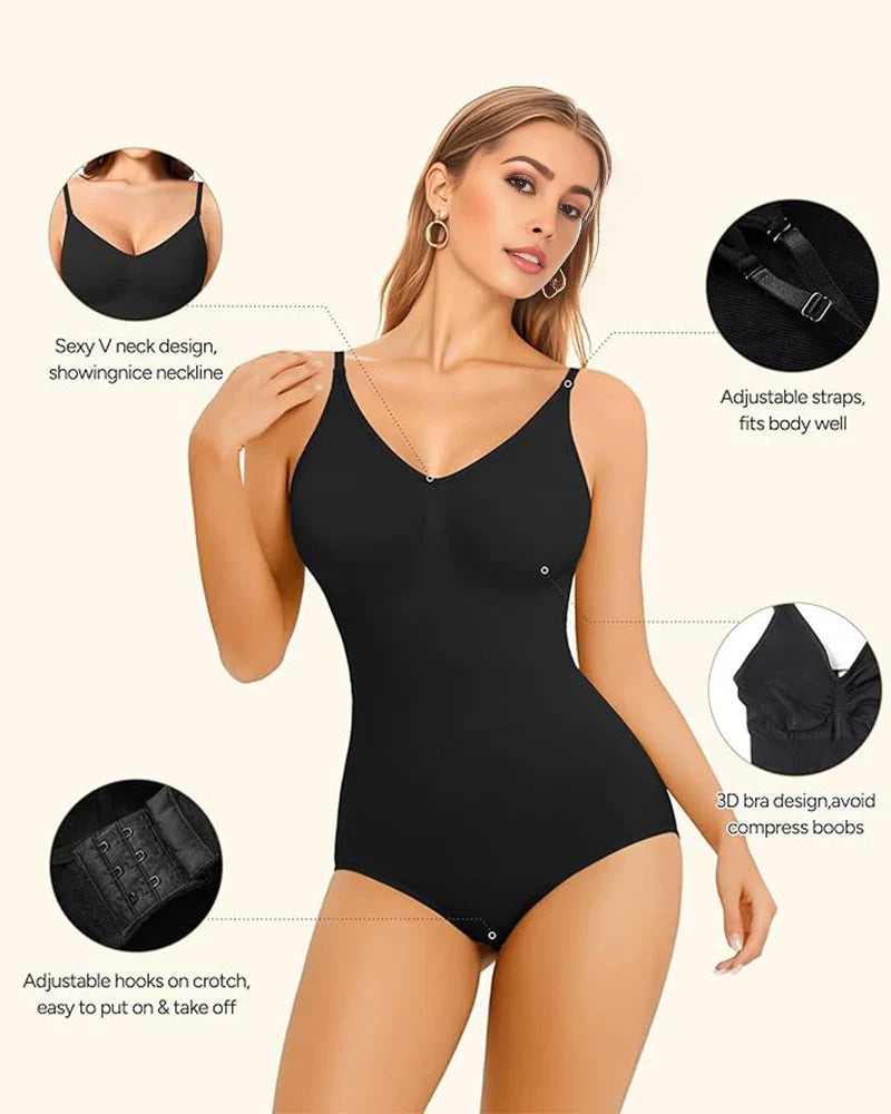 Comfortable tummy control with hip lifting and body shaping camisole shapewear
