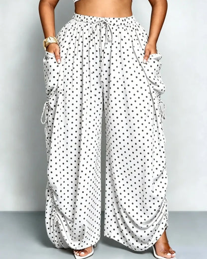 Women's Casual Loose-Fit Wide Leg Pants, All-Season