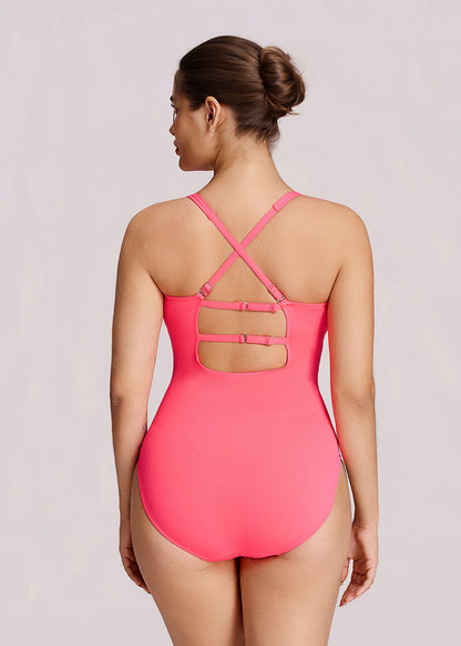 Twist Front Sculpting Shapewear Swimsuit