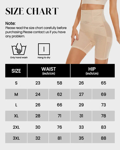 Comfort High Waisted Body Shaper Shorts Seamless no Rolling Thigh Slimmer