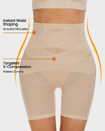 Comfort High Waisted Body Shaper Shorts Seamless no Rolling Thigh Slimmer