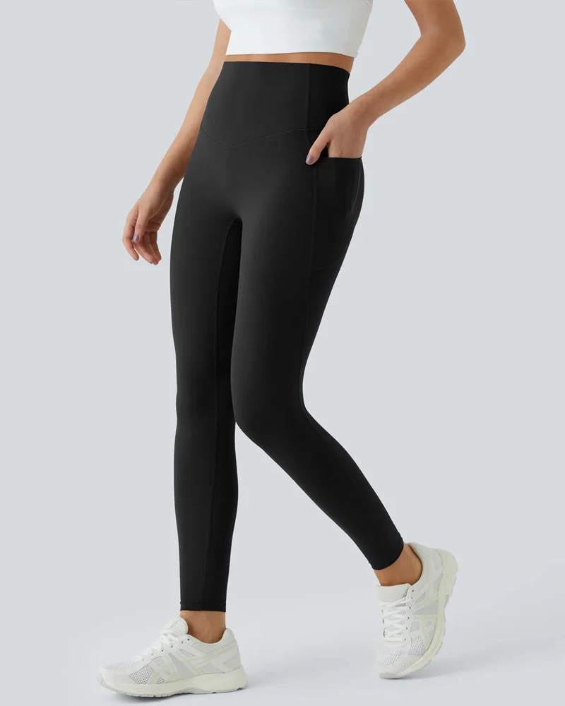 ⚡Flash Sale⚡High Waisted Tummy Control Side Pocket Shaping Training Leggings