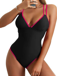 Black with Rose Trim