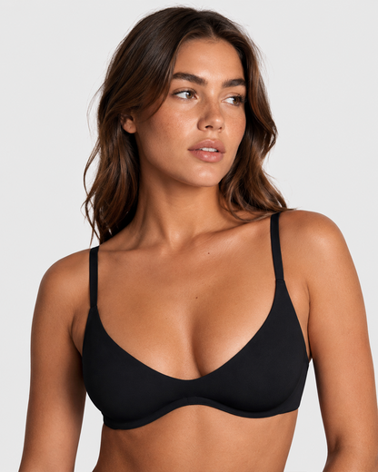 Women's Inbarely Plus Plunge Bra - Unlined Underwire Sexy Demi Balconette Bras