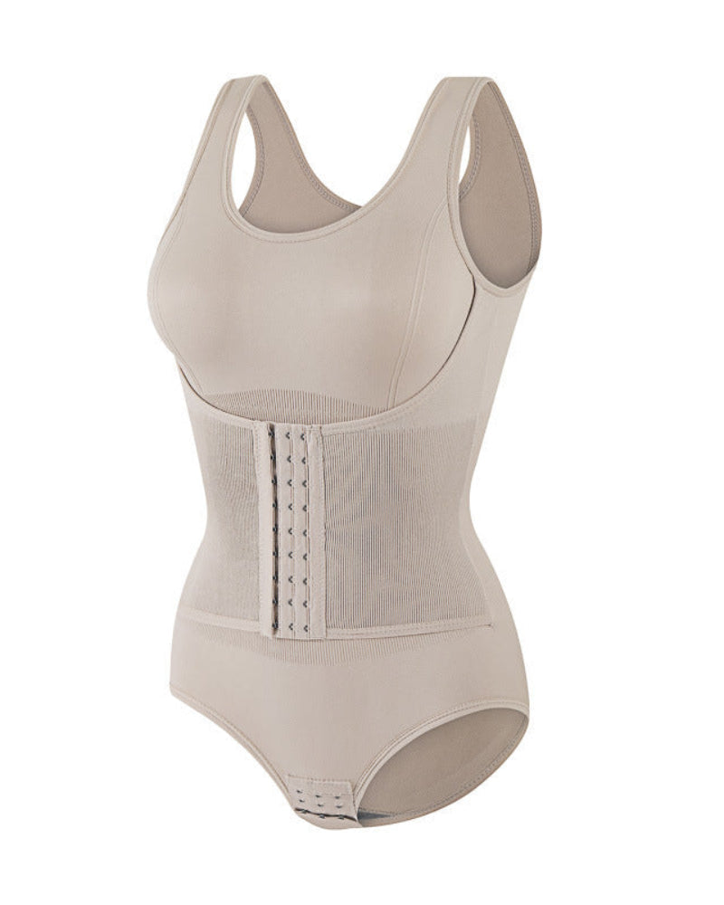 Women's One-Piece Shapewear Double-Layer Abdomen Control
