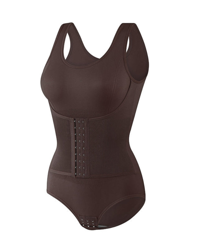 Women's One-Piece Shapewear Double-Layer Abdomen Control