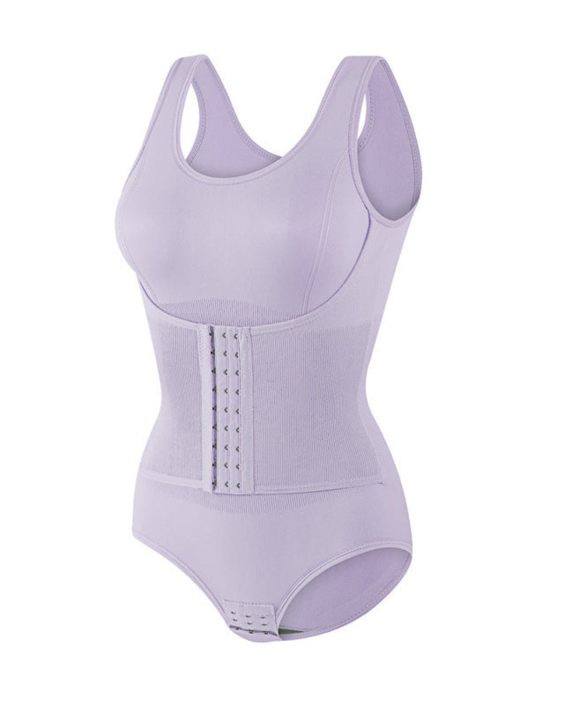 Women's One-Piece Shapewear Double-Layer Abdomen Control