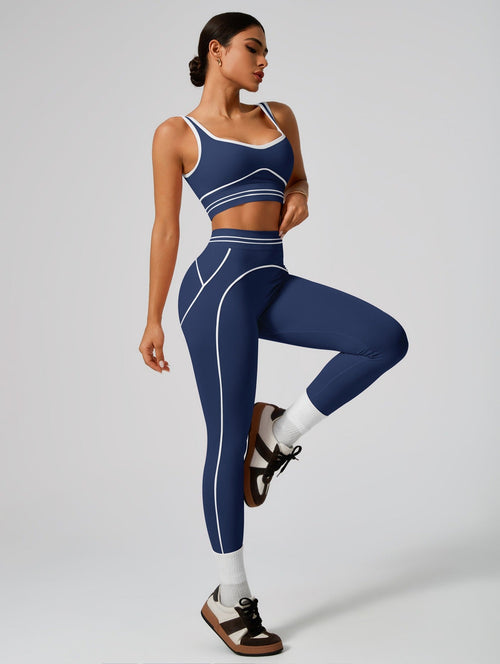 Women's Fashion Versatile High-Waisted Yoga Pants Set