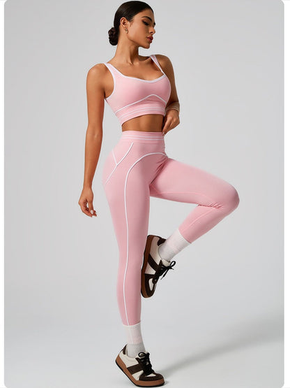 Women's Fashion Versatile High-Waisted Yoga Pants Set
