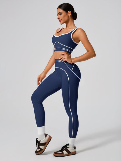 Women's Fashion Versatile High-Waisted Yoga Pants Set