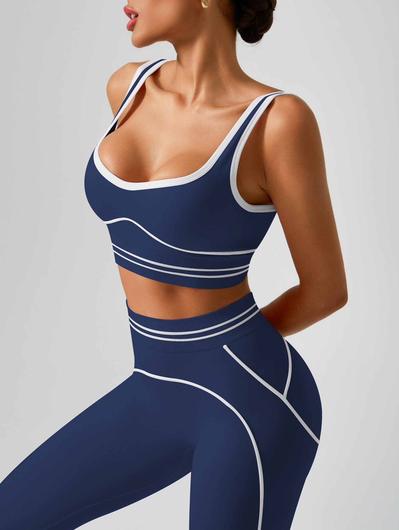 Women's Fashion Versatile High-Waisted Yoga Pants Set