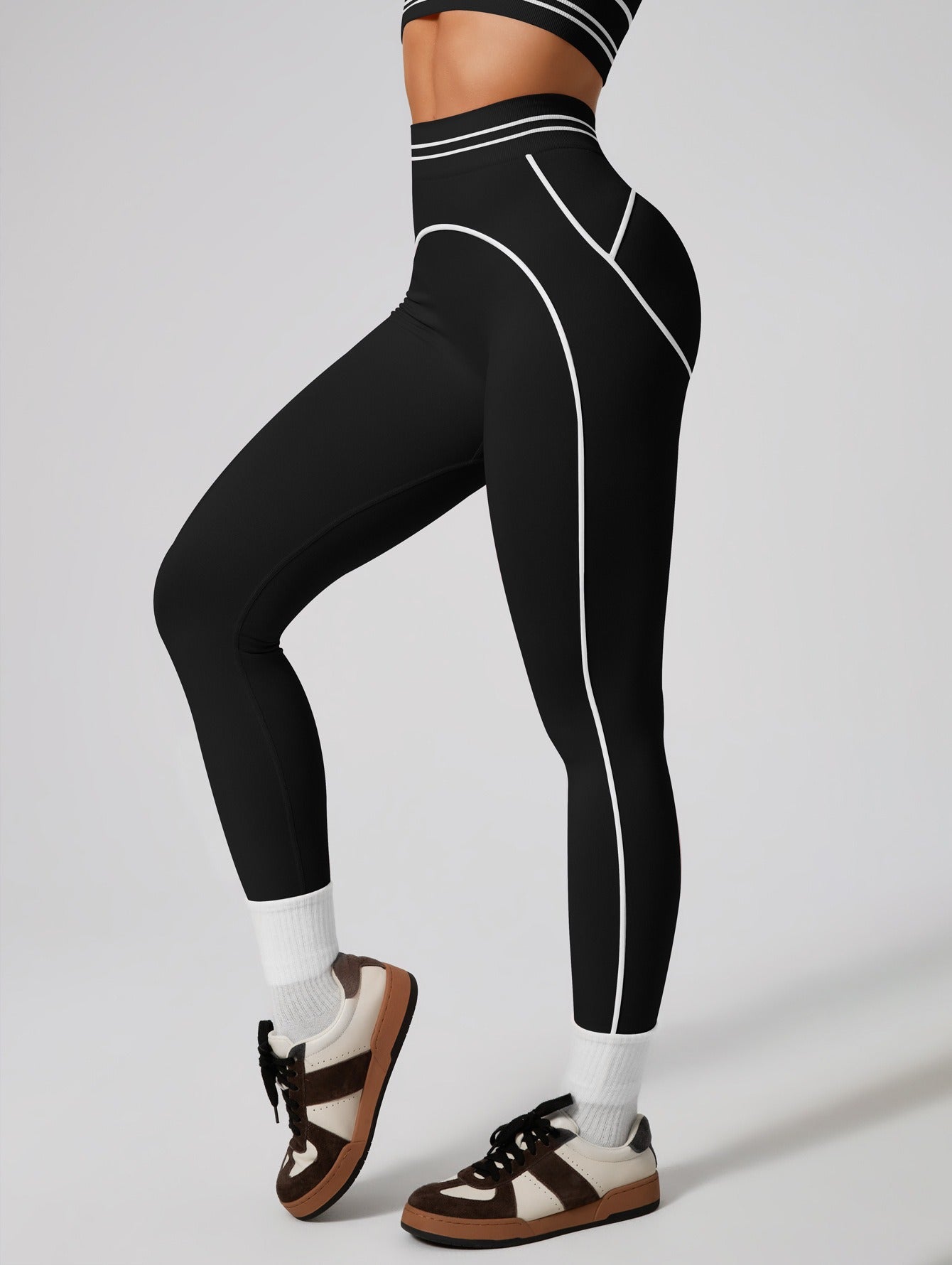 Women's Fashion Versatile High-Waisted Yoga Pants Set