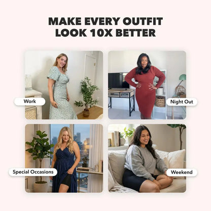 Anti-Roll High-Waisted Seamless Shapewear Shorts