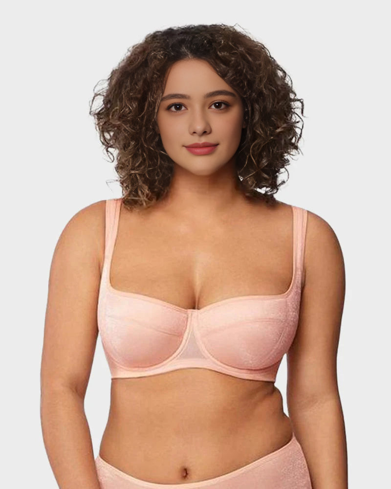 Women Shimmer Lightly Padded Balconette Bra