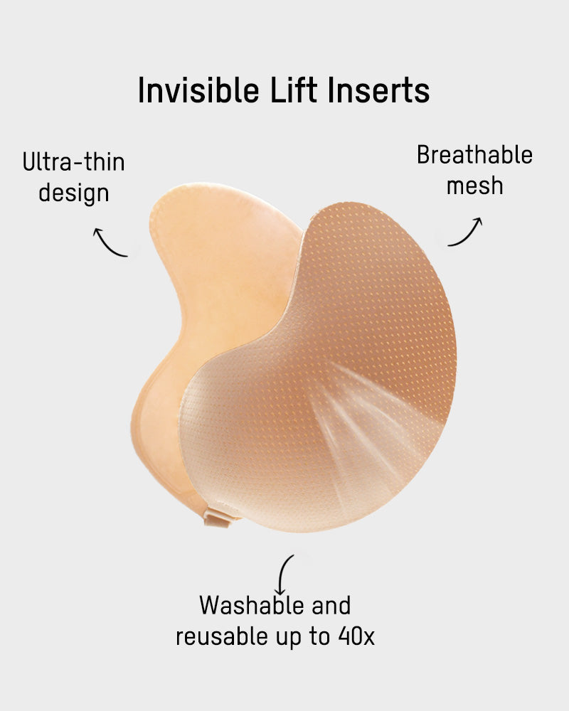 Mango Shaped Breathable Self-Adhesive Invisible Bra (2 Pack)
