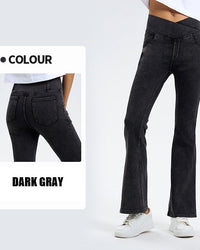 Flared Fit-Dark Gray
