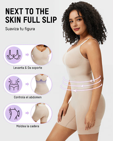 Faja Moldeadora 6 Zonas – Apertura Trasera para Baño y Moldea Cintura, Busto y Glúteos