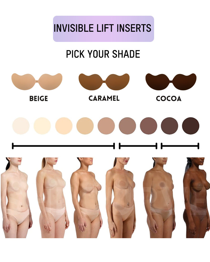 Mango Shaped Breathable Self-Adhesive Invisible Bra (2 Pack)
