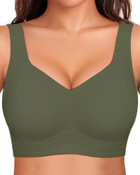 Comfortable Wireless Full Coverage Jelly Smoothing Bra