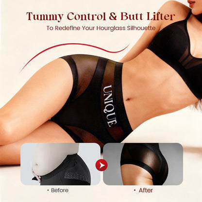 Seamless High-Waisted Tummy Control Boxer Briefs