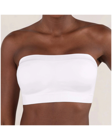 Wireless Backless Bandeau Bra Anti‑Slip Convertible Straps Plus Size
