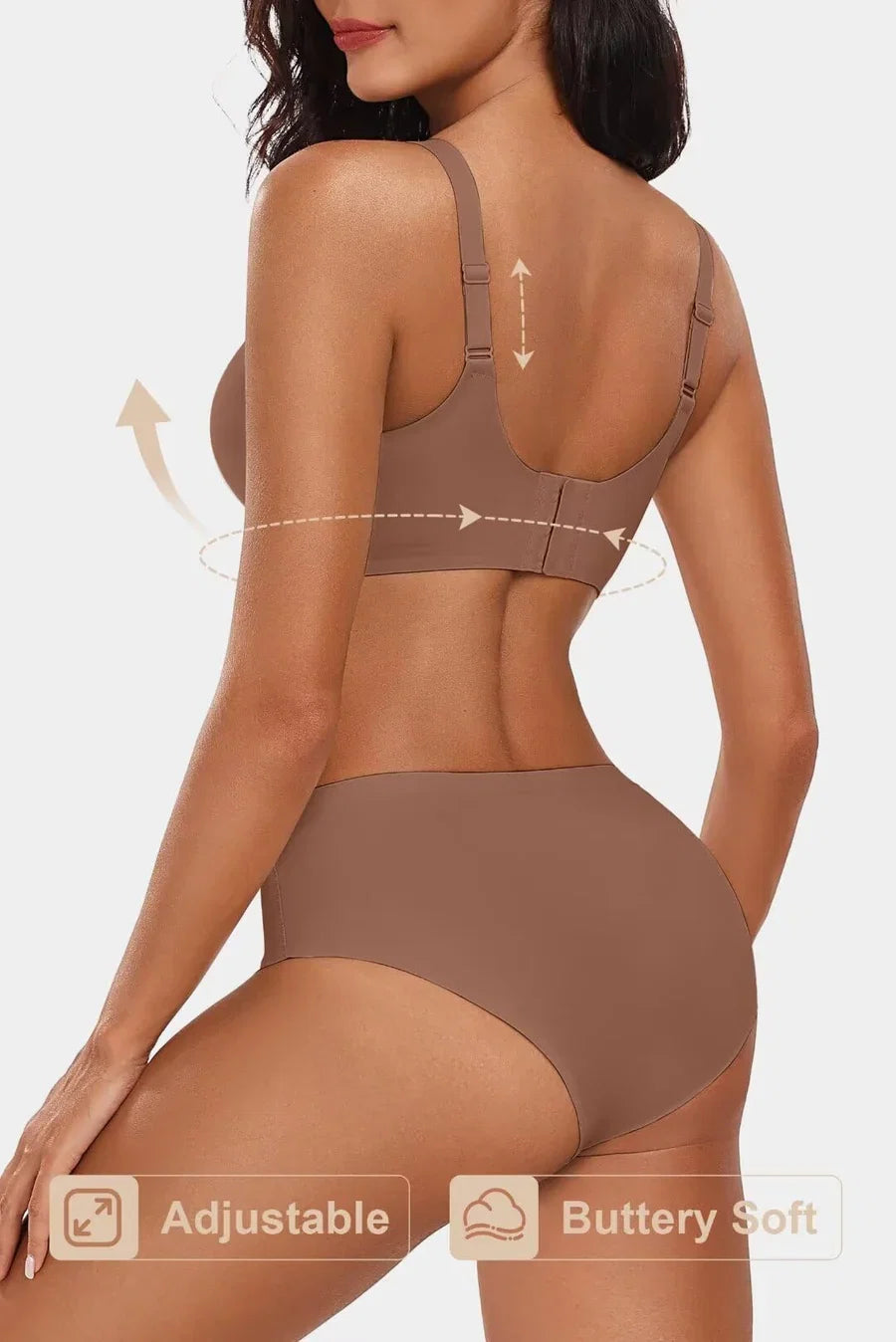 Seamless Comfort Smoothing Push Up Bra