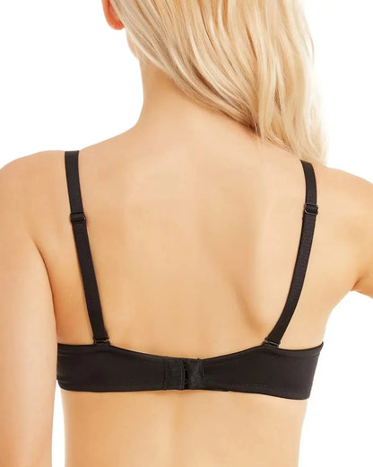 A-Cup Friendly Elegant Deep V Push Up Bra with Flattering Shape