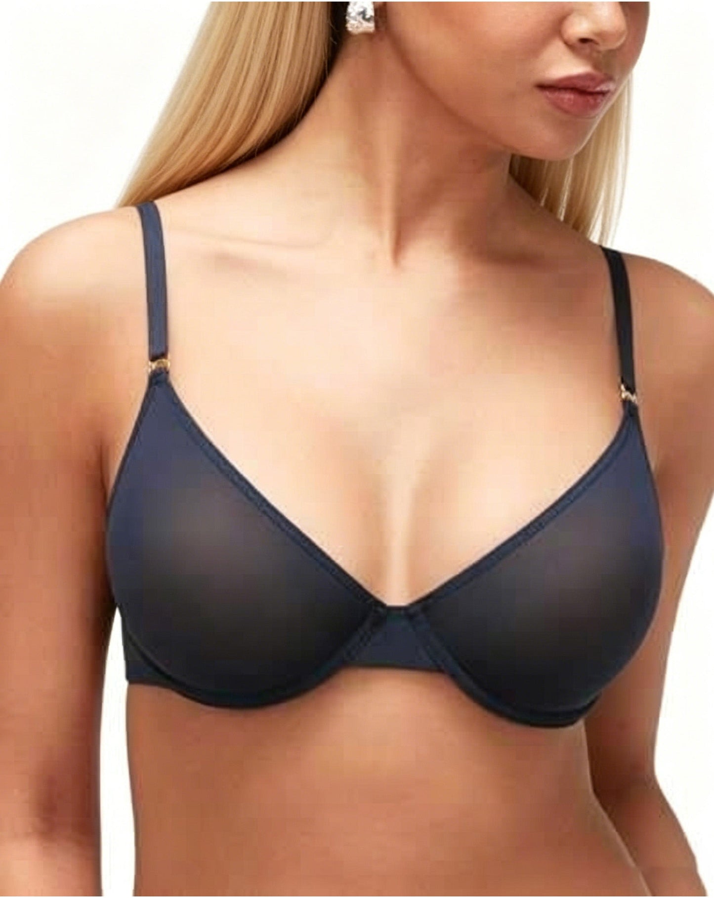 Lightweight Foam Cup Sheer Mesh Bra