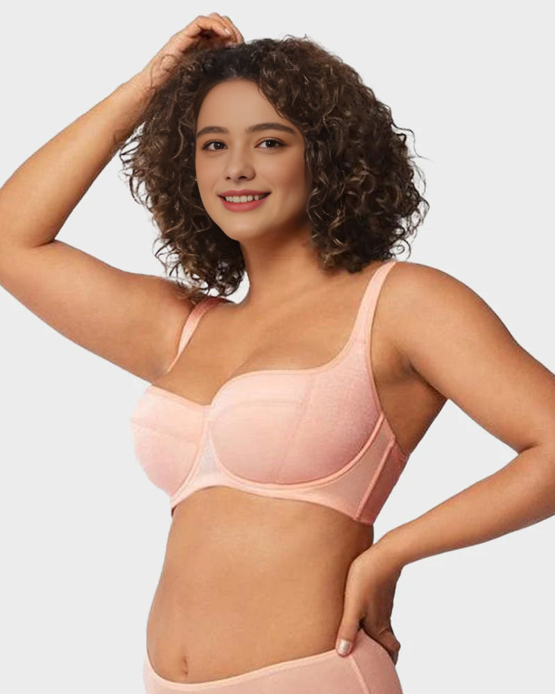 Women Shimmer Lightly Padded Balconette Bra