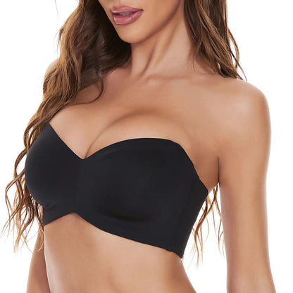 Strapless Bra Unlined Underwire Minimizer Plus Size Support