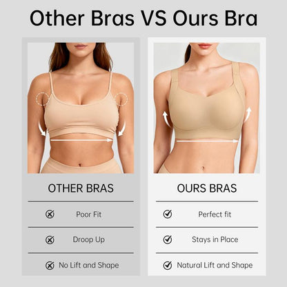 Wireless Push-Up Seamless Jelly Bra