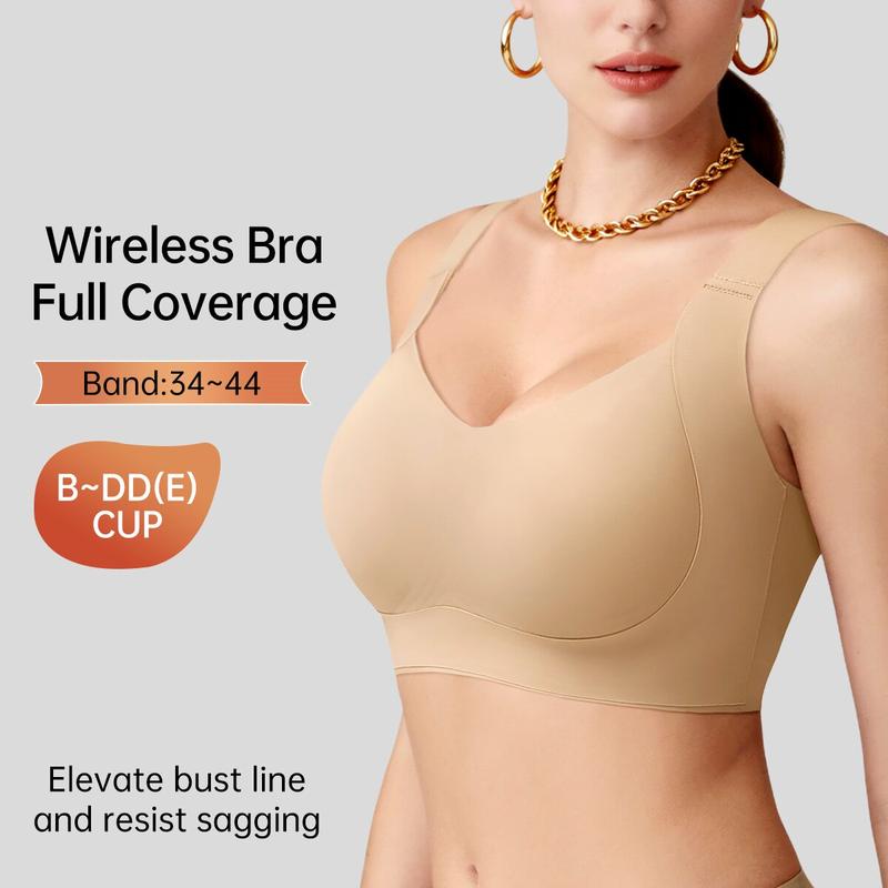 Wireless Push-Up Seamless Jelly Bra